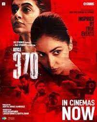 ดูหนังออนไลน์ฟรี อาร์ติเคิล 370 Article 370 (2024)